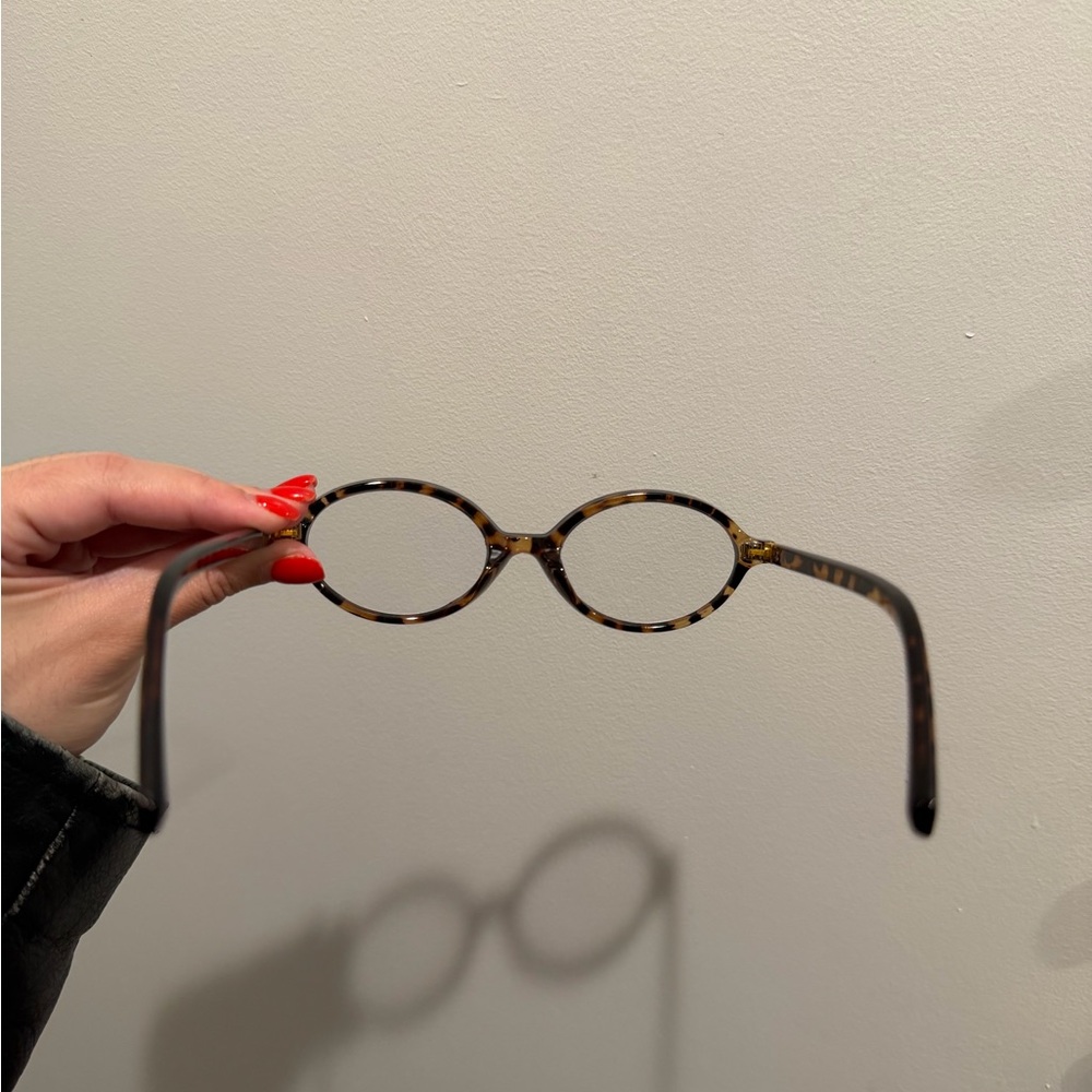Source Unknown Tortoiseshell Oval Glasses - image 2